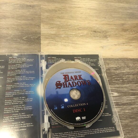 Dark Shadows Collection 4/ 4 Disc Set DVD. The Original Series. Pre Owned. - Picture 8 of 12